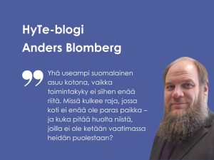 Kotona liian pitkään – missä kulkee turvallisuuden raja (kuvassa blogin kirjoittaja Anders Blomberg)