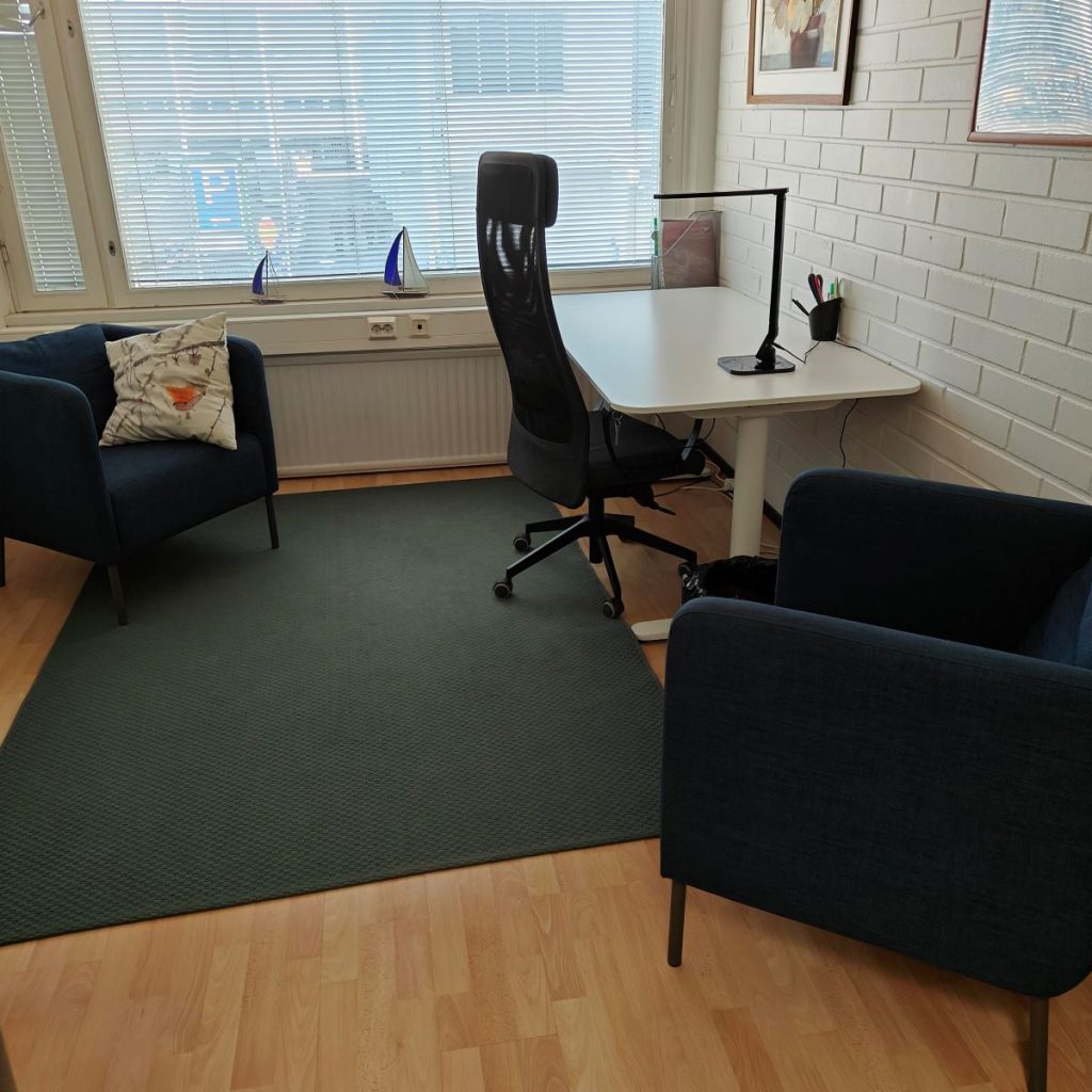 Toimistohuone Kansalaistoiminnankeskuksessa