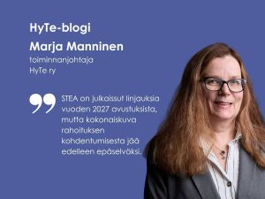 HyTe ry:n toiminnanjohtaja Marja Manninen