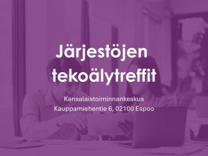 Järjestöjen tekoälytreffit